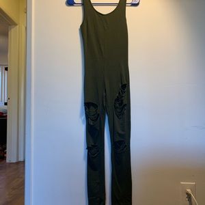 Sexy cut up jumpsuit